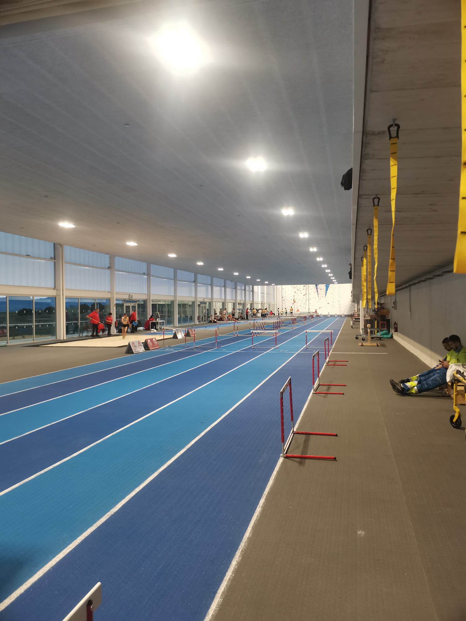 Aritz Goñi, récord de España en 60 metros vallas en PLP de Zizur